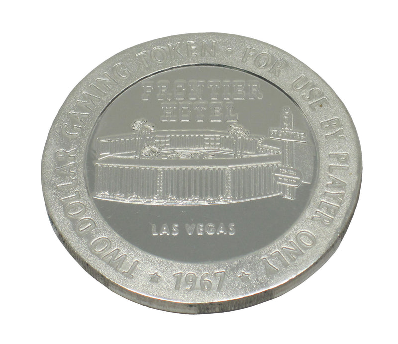 Frontier Casino Proof Like $2 Token Las Vegas Nevada 1967