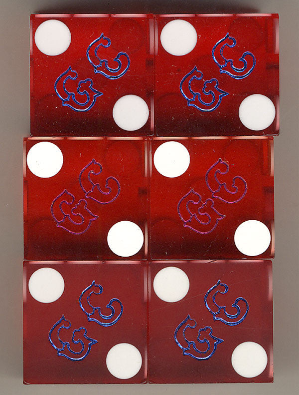 Gold Coast Used Casino Dice, Pair - Spinettis Gaming - 3