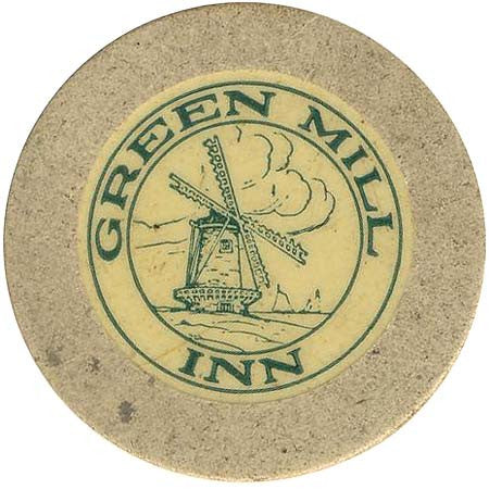 Green Mill Inn chip - Spinettis Gaming - 1