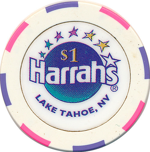 Harrah's, Lake Tahoe NV (#1) $1 Casino Chip - Spinettis Gaming - 1