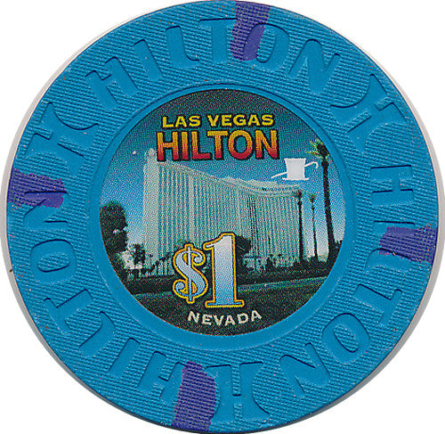 Las Vegas Hilton, Las Vegas NV (#1) $1 Casino Chip - Spinettis Gaming - 1