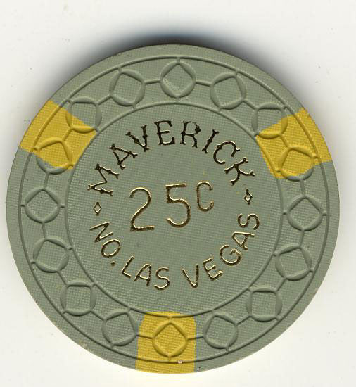 Maverick Casino North Las VEgas 25cent chip - Spinettis Gaming