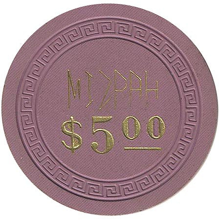 Mizpah $5 (purple) chip - Spinettis Gaming - 2