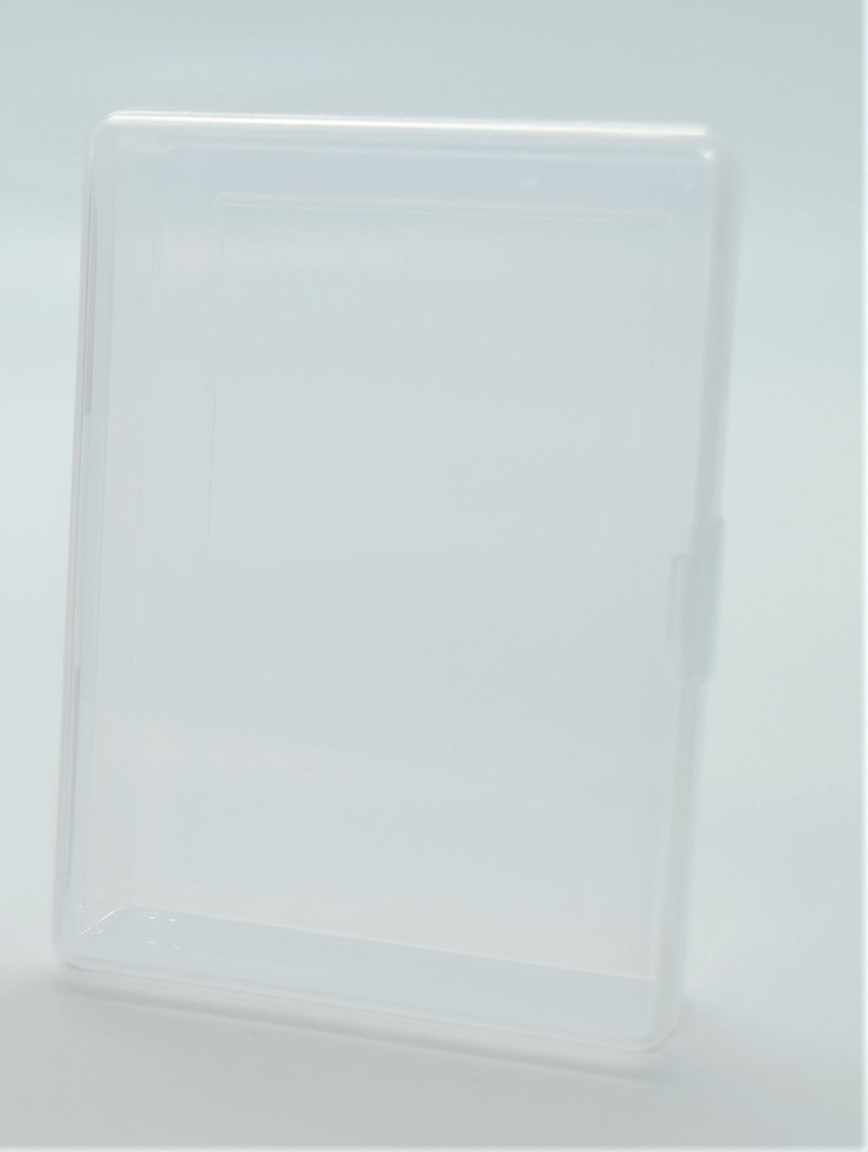 Transparent Plastic Card Case Holds Poker Size Cards with Tuck Box