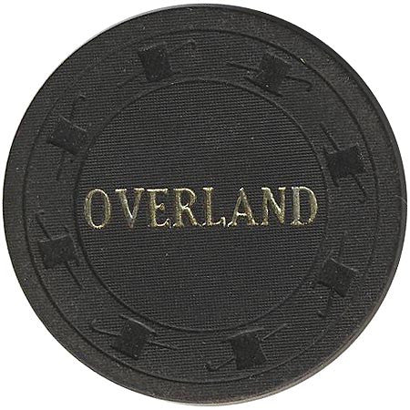 Overland Hotel $5 (black) chip - Spinettis Gaming - 1