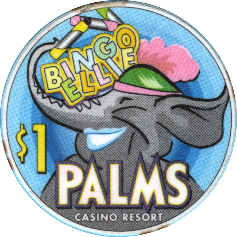 Palms Casino Las Vegas Nevada $1 Bingo Ellie Chip 2002