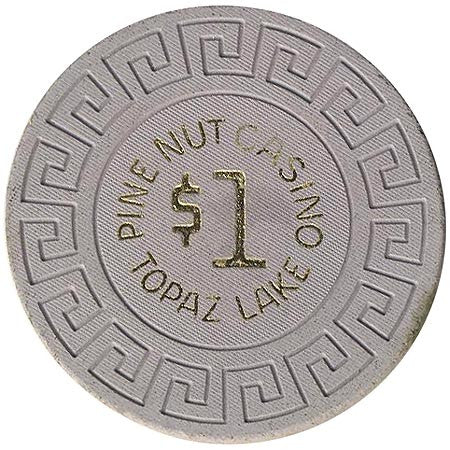 Pine Nut Casino $1 (gray) chip - Spinettis Gaming - 1