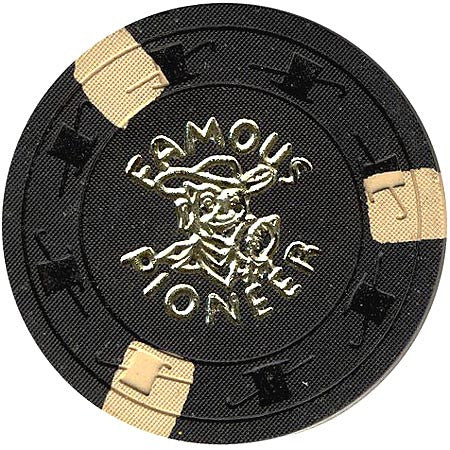 Pioneer Club $25 (black) chip - Spinettis Gaming - 2