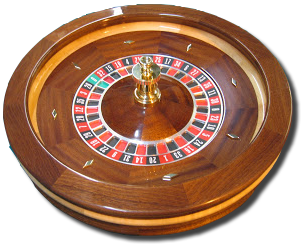 Professional Solid Mahogany Roulette Wheel - Spinettis Gaming - 1