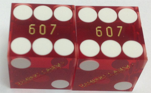 RAMPART CASINO MATCHING NUMBER DICE 1 PAIR - Spinettis Gaming - 3