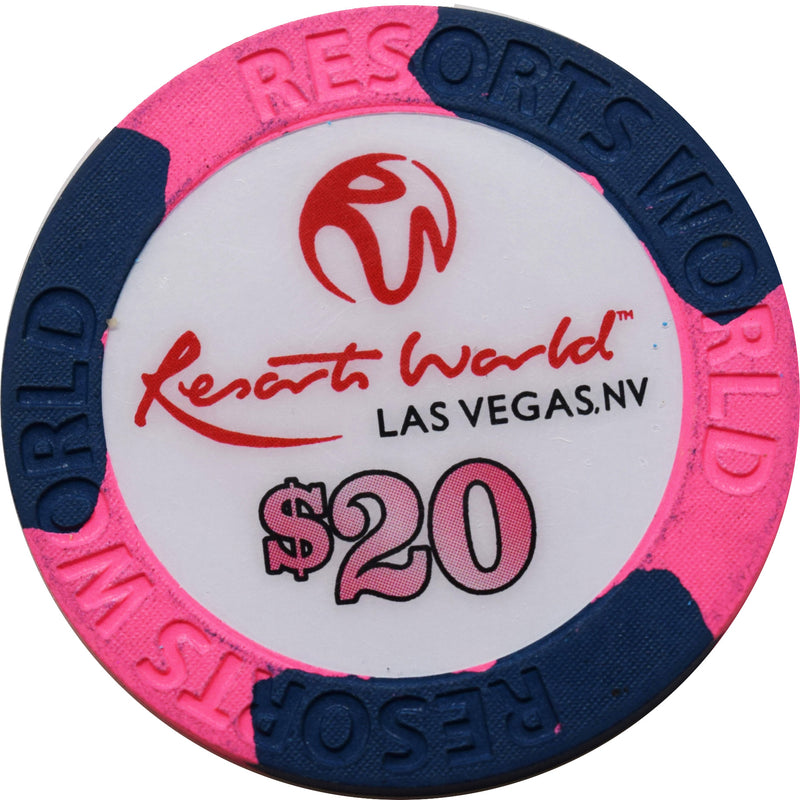 Resorts World Casino Las Vegas Nevada $20 Chip 2021