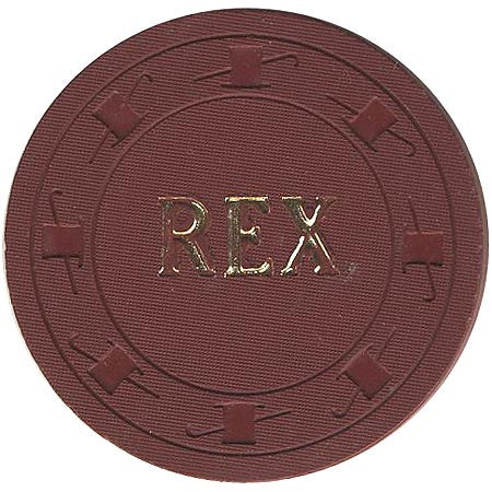 Rex $1 (brown) chip - Spinettis Gaming - 2