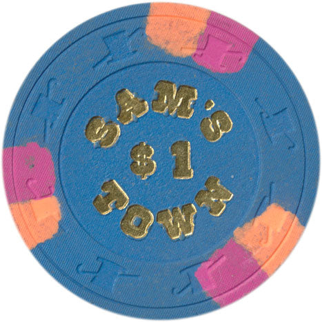 Sam's Town Casino Las Vegas NV $1 Chip 1979