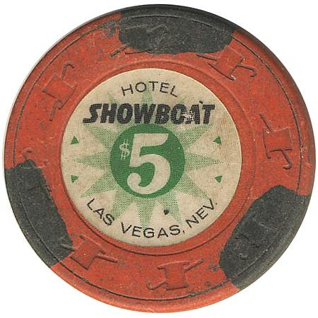 Showboat $5 (orange) chip - Spinettis Gaming - 1