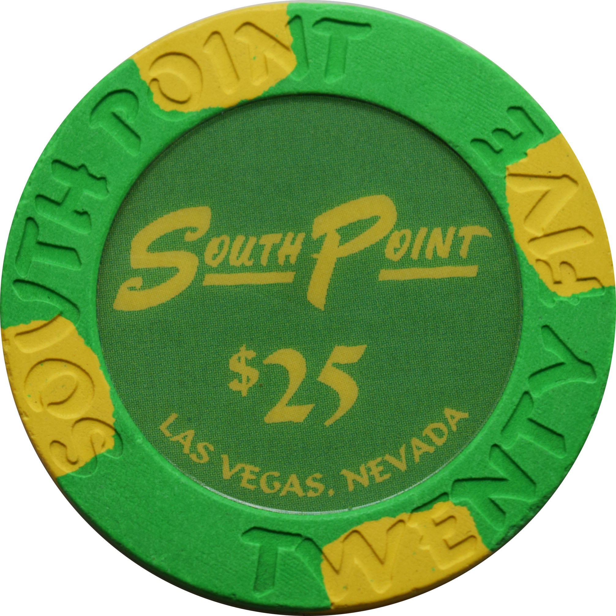 South Point Casino Las Vegas Nevada $25 Chip 2016