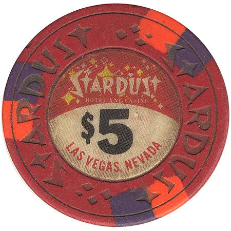 Stardust $5 red (4-purple/orange) chip - Spinettis Gaming - 2