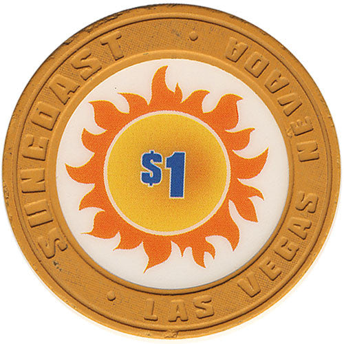 Suncoast, Las Vegas NV $1 Casino Chip - Spinettis Gaming - 2