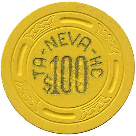 Ta-Neva-Ho $100 (yellow) chip - Spinettis Gaming - 2