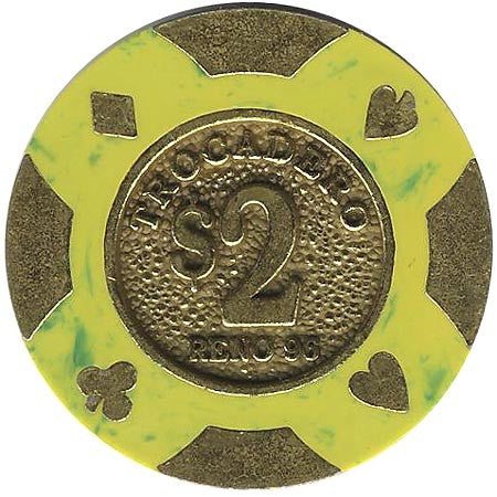 Trocadero $2 (yellow) chip - Spinettis Gaming - 1